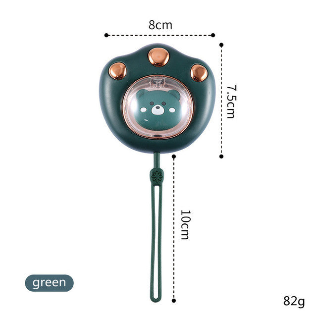 Cute Cat Paw Mini Hand Warmer - USB Rechargeable Portable Pocket Heater for Winter