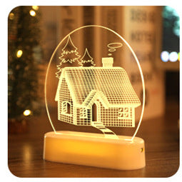 Christmas Bedside Night Light | Xmas Holiday Decor