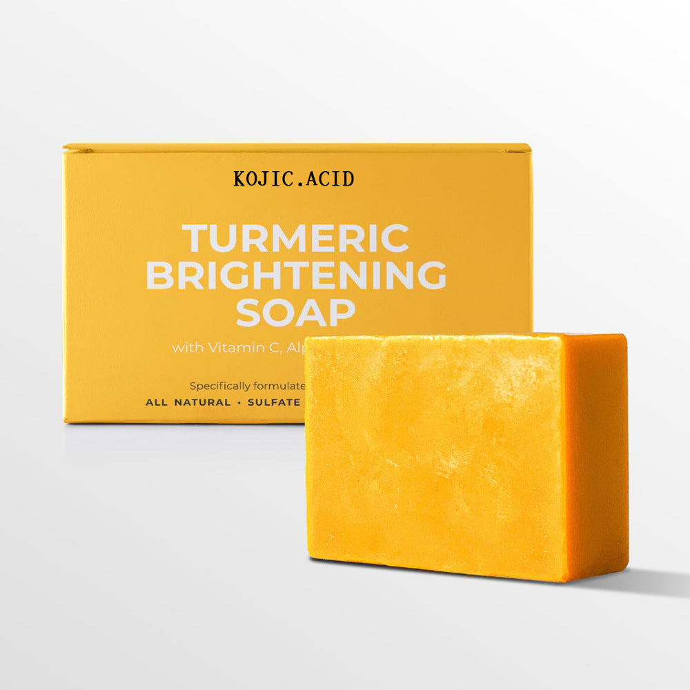 Turmeric Kojic Acid Soap - Brightening Handmade Face & Body Bar