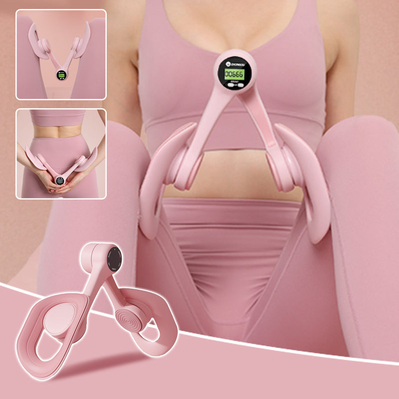 Ergonomic Thigh Master Trainer with Counter - Inner Thigh & Pelvic Floor Exerciser