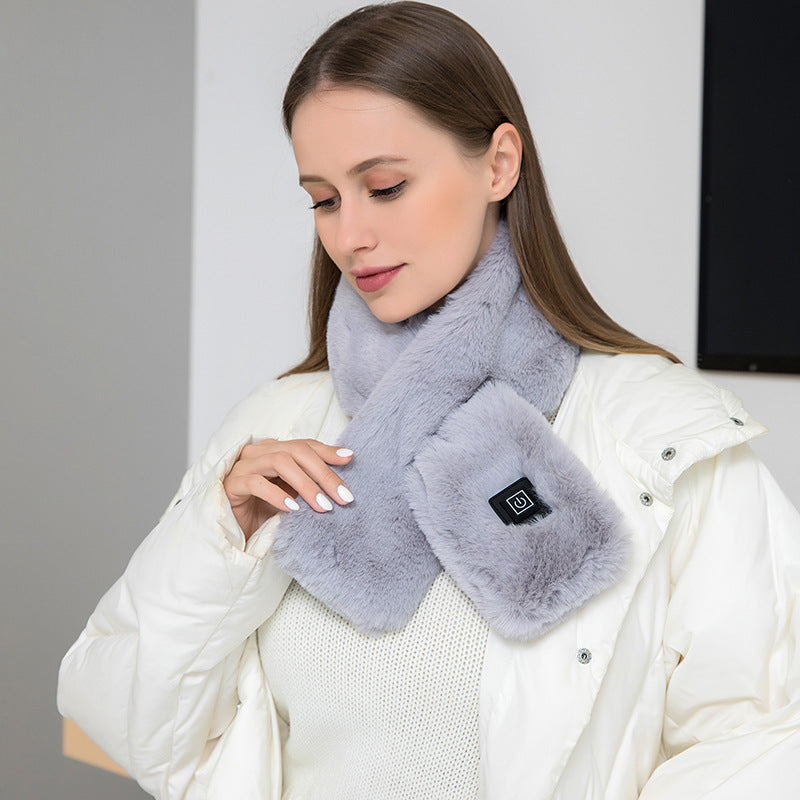 Heating Scarf USB Electric Heated Neck Wrap Pad Pain Relief