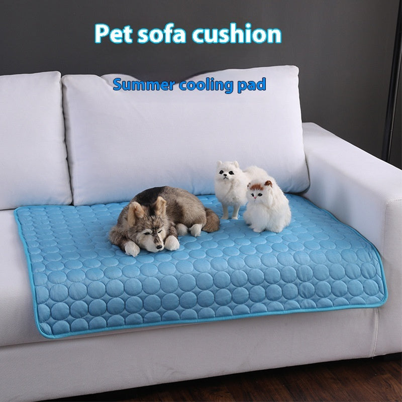 Extra Large Dog Cooling Mat - Summer Ice Pad Blanket for Dogs & Cats, 6 Sizes