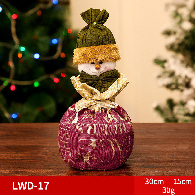 Christmas Gift Portable Brushed Bag | Xmas Holiday Decor