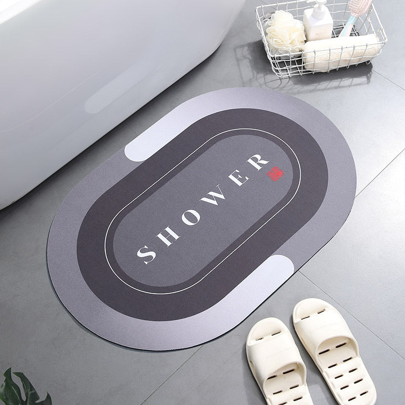 Super Absorbent Quick-Dry Bath Mat - Non-Slip Shower Rug