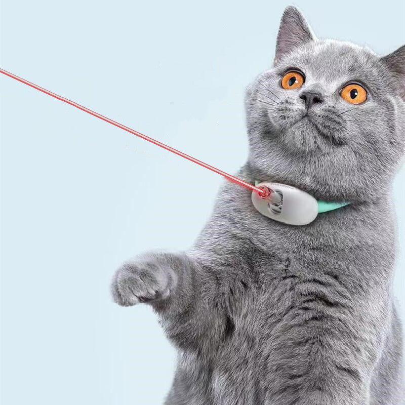 Smart Laser Cat Collar - Automatic Interactive Laser Toy, USB Rechargeable