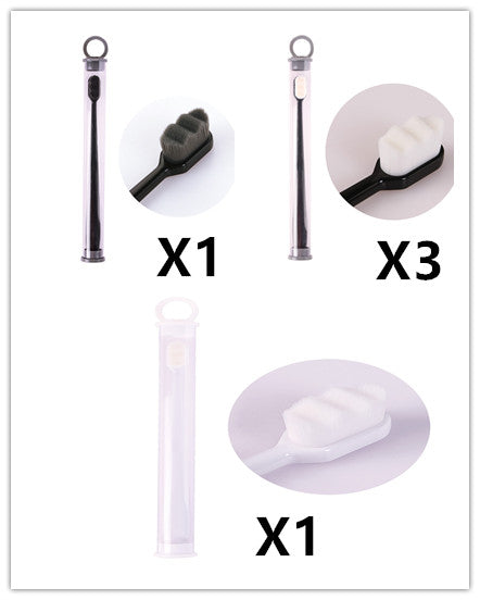 Ultra-Fine Super Soft Bristle Toothbrush - Gentle Gum Care