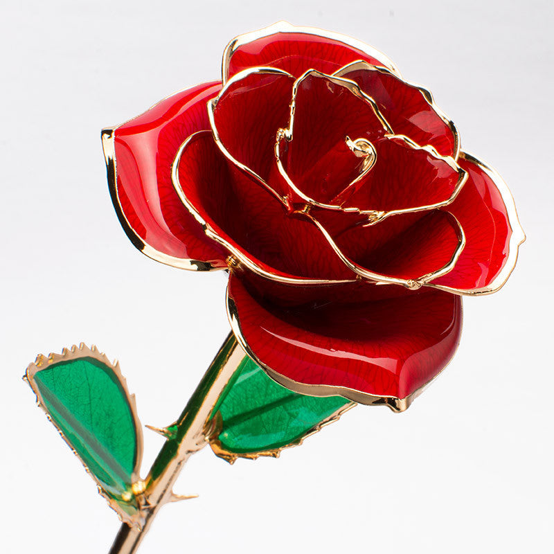 24K Gold-Plated Rose with Gift Box - Eternal Flower Valentine’s Day & Anniversary Gift