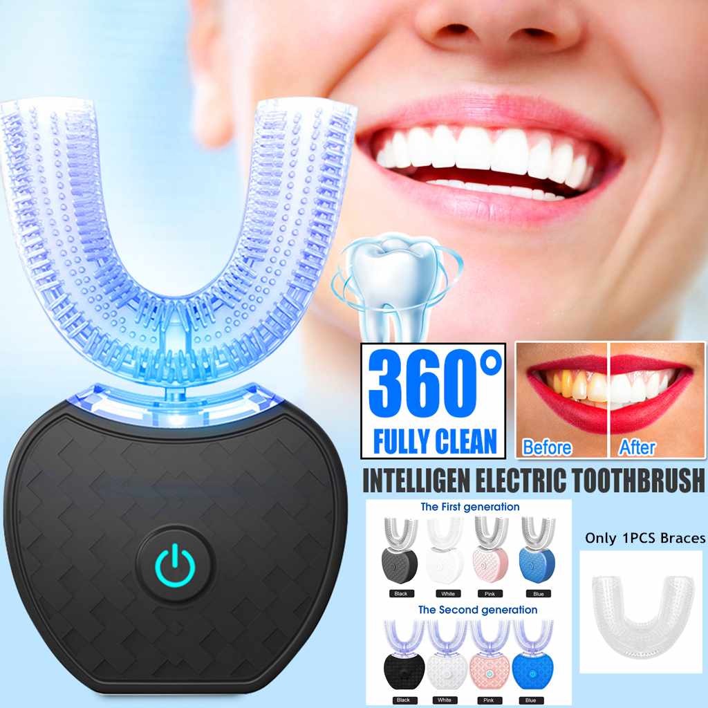 360 Degrees Intelligent Automatic Electric Toothbrush Waterproof U