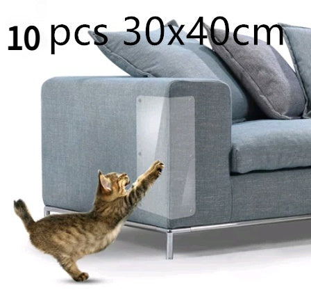 Cat Scratch Furniture Protector Pads - Anti-Scratch Sofa Guard Tape (Multi-Pack)