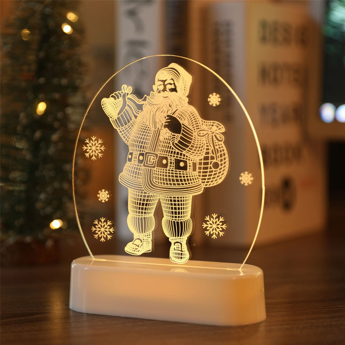 Christmas Bedside Night Light | Xmas Holiday Decor