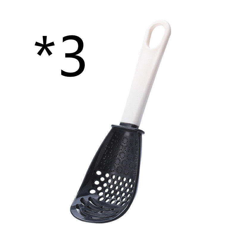 Multifunctional Slotted Spoon & Grinder - Kitchen Utensil