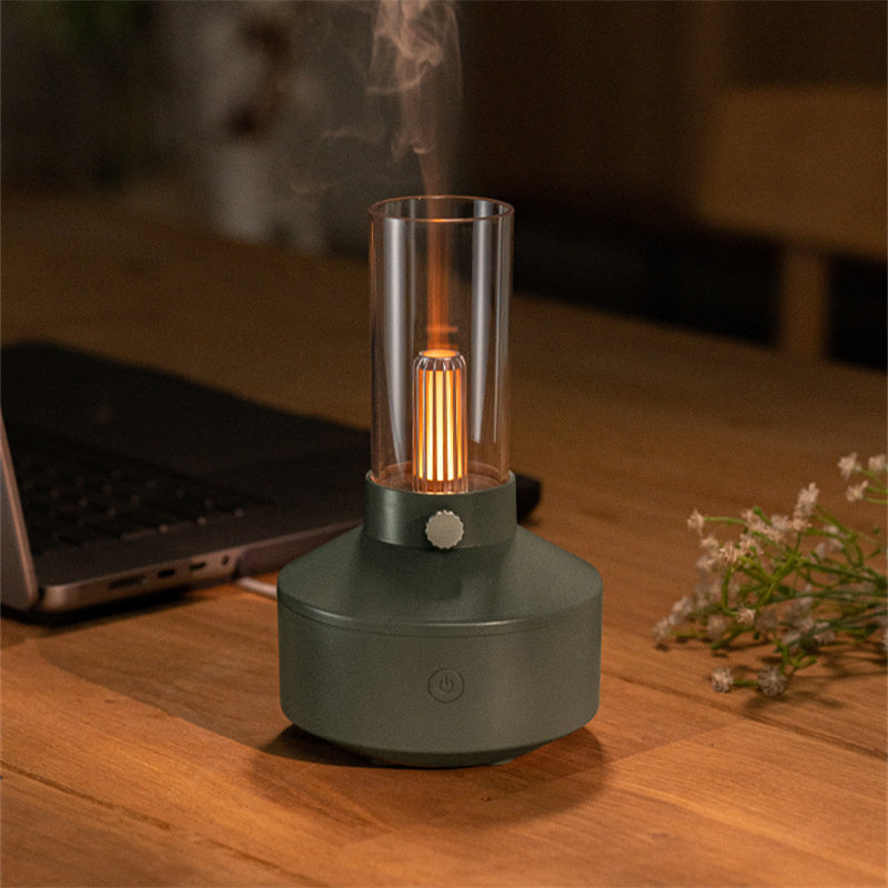 Retro Light Aroma Diffuser - Essential Oil Humidifier Lamp