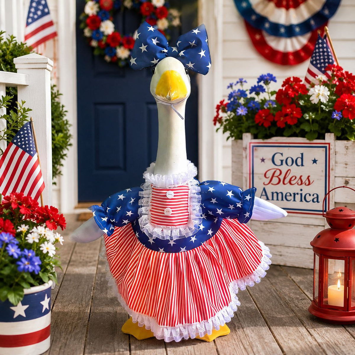 Decorative Goose Outfits – Halloween, Thanksgiving & Fourth of July