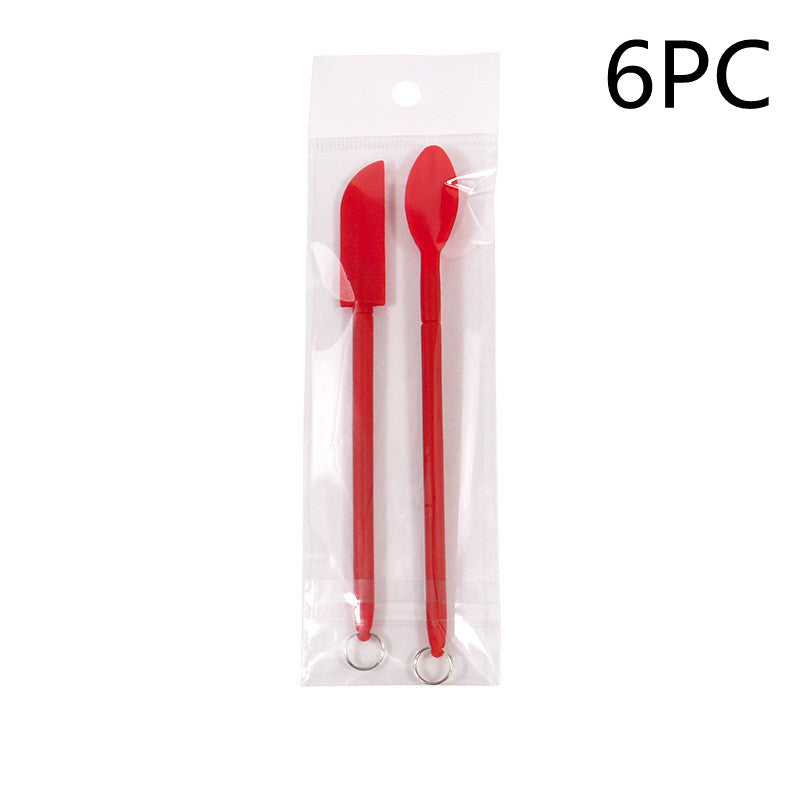 Mini Retractable Silicone Cosmetic Spatula - Beauty Bottle Scraper for Makeup & Skincare