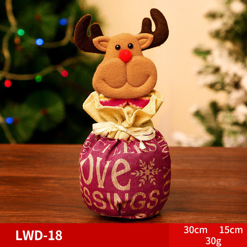 Christmas Gift Portable Brushed Bag | Xmas Holiday Decor