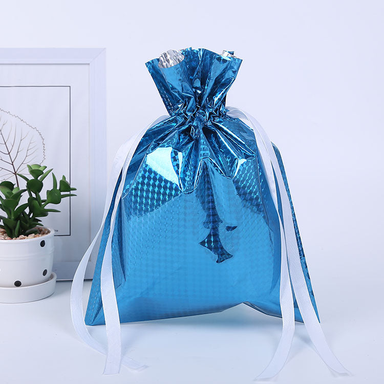 Christmas Gift Wrapping Bag Drawstring Decoration | Xmas Holiday Decor