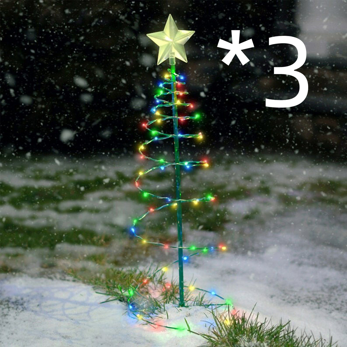 Christmas Tree Decoration Outdoor Courtyard Lighting | Xmas Holiday Decor