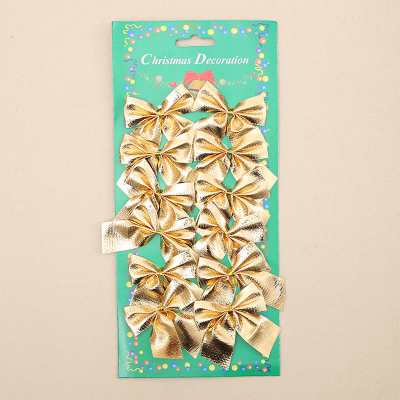 Christmas Tree Ornaments Decoration Bow | Xmas Holiday Decor