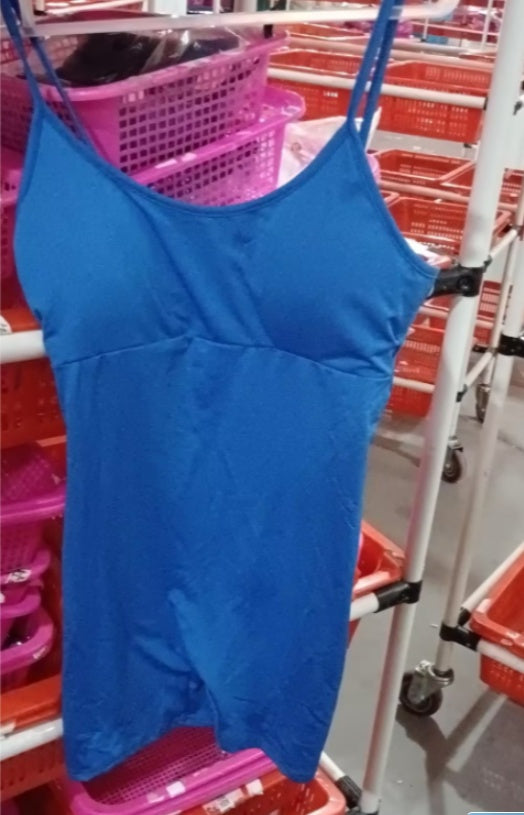 Spaghetti Strap Shorts Jumpsuit Sports Yoga Workout Tight Romper