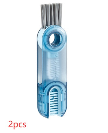 3 in 1 Tiny Bottle Cup Cover Brush Straw Cleaner Tools