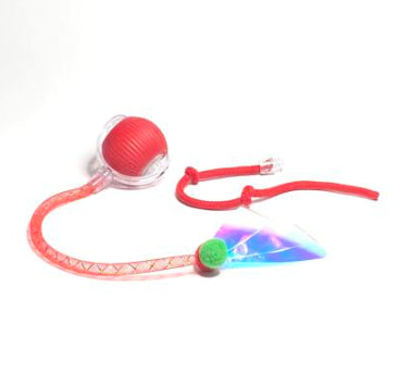 Automatic Rolling Cat Toy Ball - Smart Interactive Ball with Feather Tail