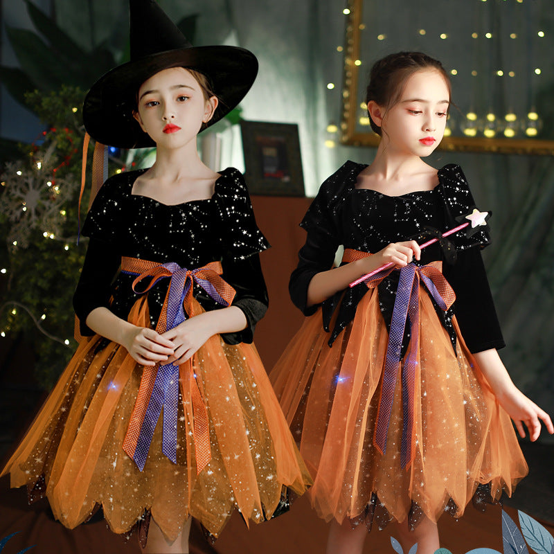 Halloween Children's Clothing Girls Dress