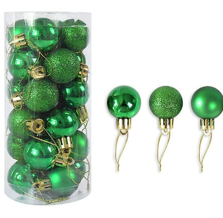 Christmas Decoration Shiny Matte Ball | Xmas Holiday Decor