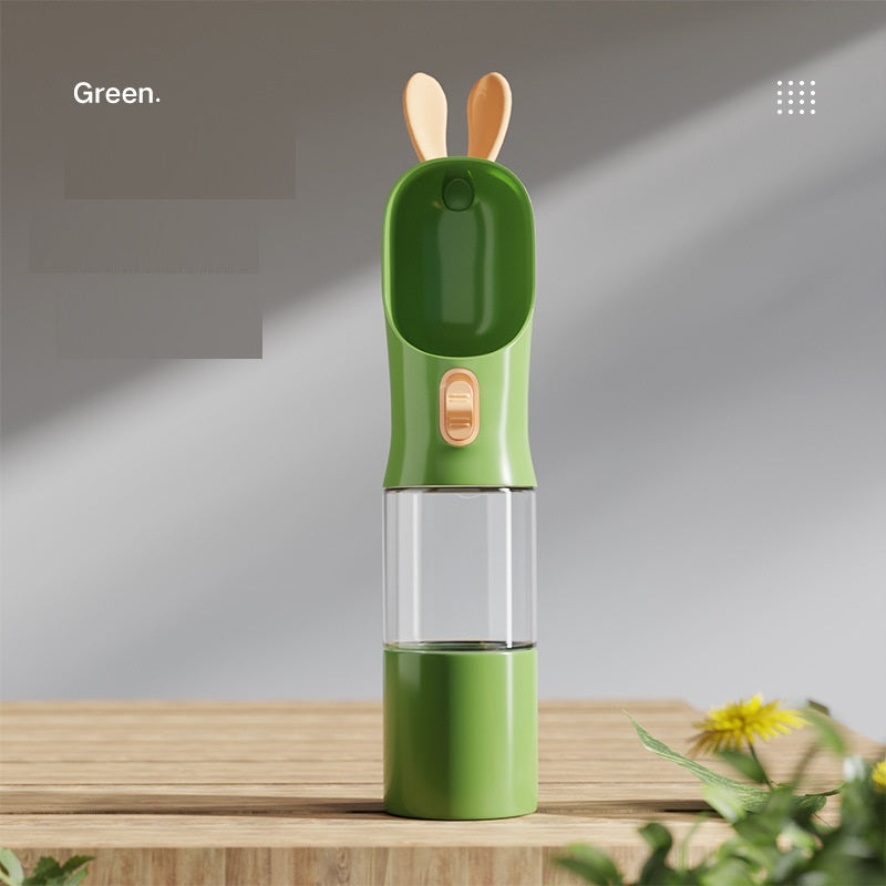 Portable Pet Water & Food Cup 400 ml - Travel Bottle for Dog Walks