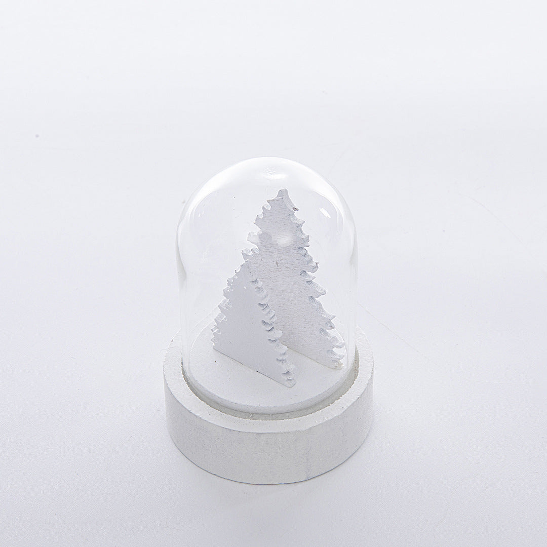 Christmas Decorations Luminous Wooden House Ornaments | Xmas Holiday Decor