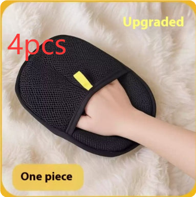 Pet Hair Remover Grooming Glove - Deshedding Mitt for Dogs, Cats & Rabbits