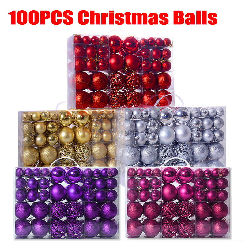 Christmas Matte Decorative Ball | Xmas Holiday Decor