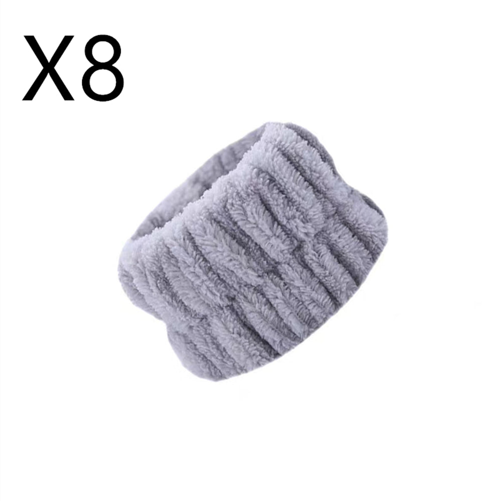 Microfiber Wrist Wash Bands - Absorbent Face Washing Wristbands to Prevent Drips