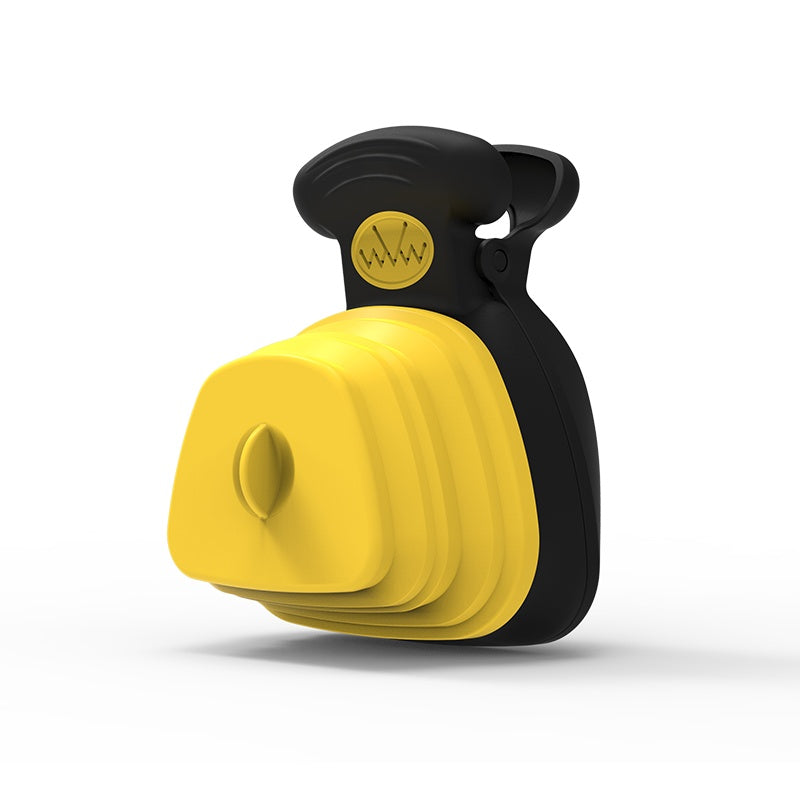 Foldable Dog Poop Scooper with Bag Dispenser - Portable Travel Pooper Scooper