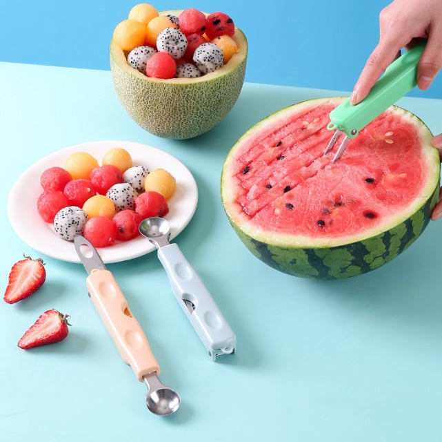 Stainless Steel Multifunctional Fruit Digging Spoon - Melon Baller