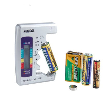 Universal Digital LCD Battery Tester - AA AAA 9V Checker