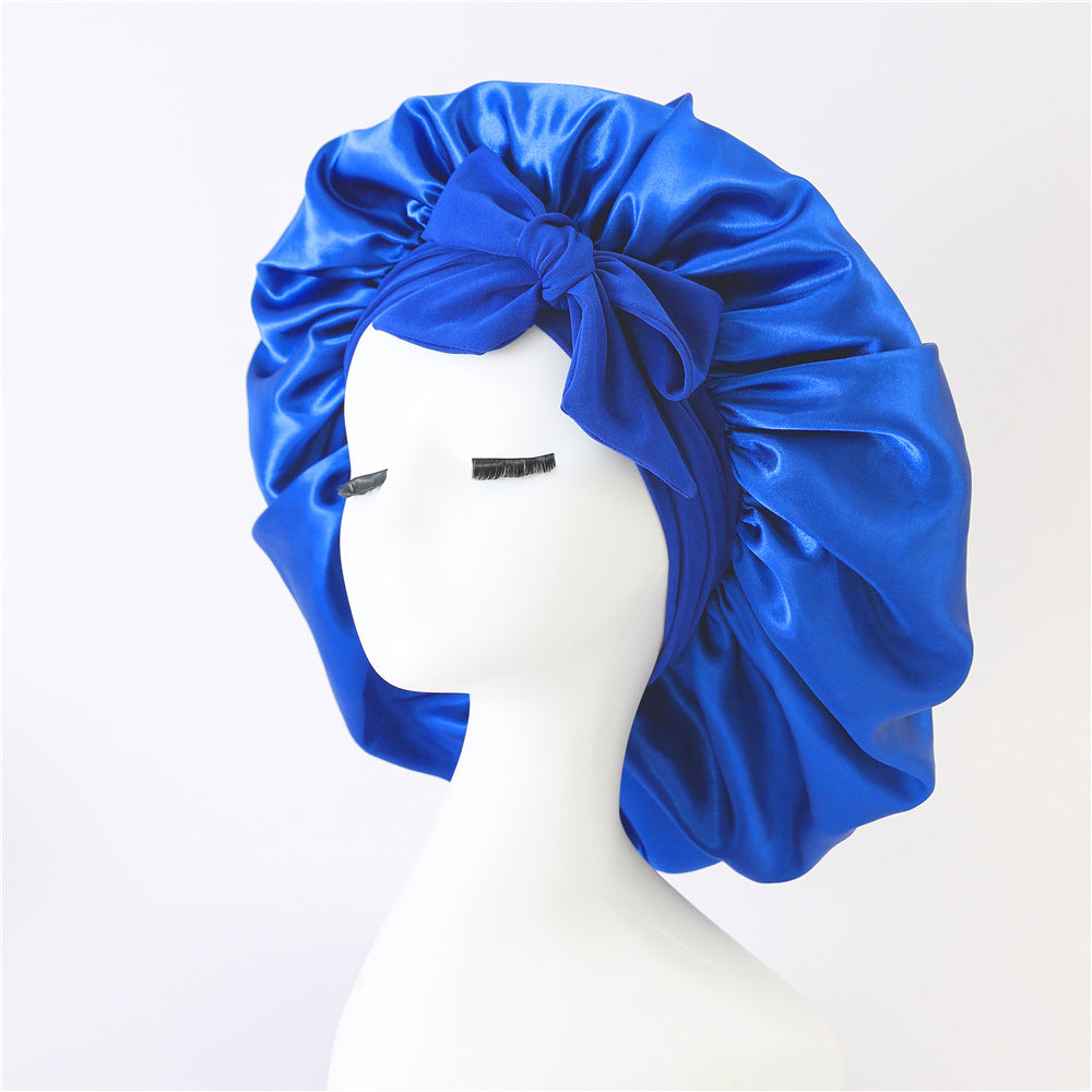 Satin Ribbon Round Hat Bow Imitation Silk Beauty and Hair Care