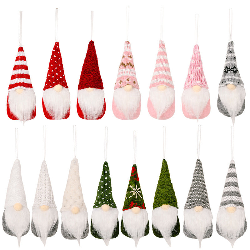 Christmas Decorations Knitted Small Pendant | Xmas Holiday Decor