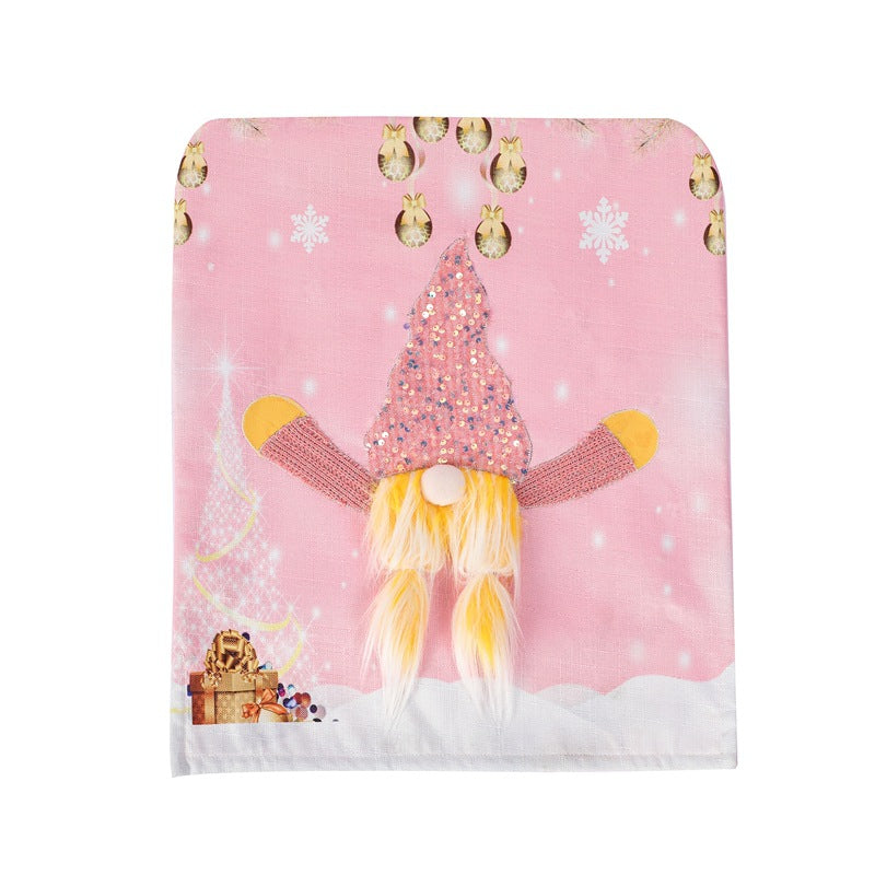 Christmas Decorations Chair Cover | Holiday Gift