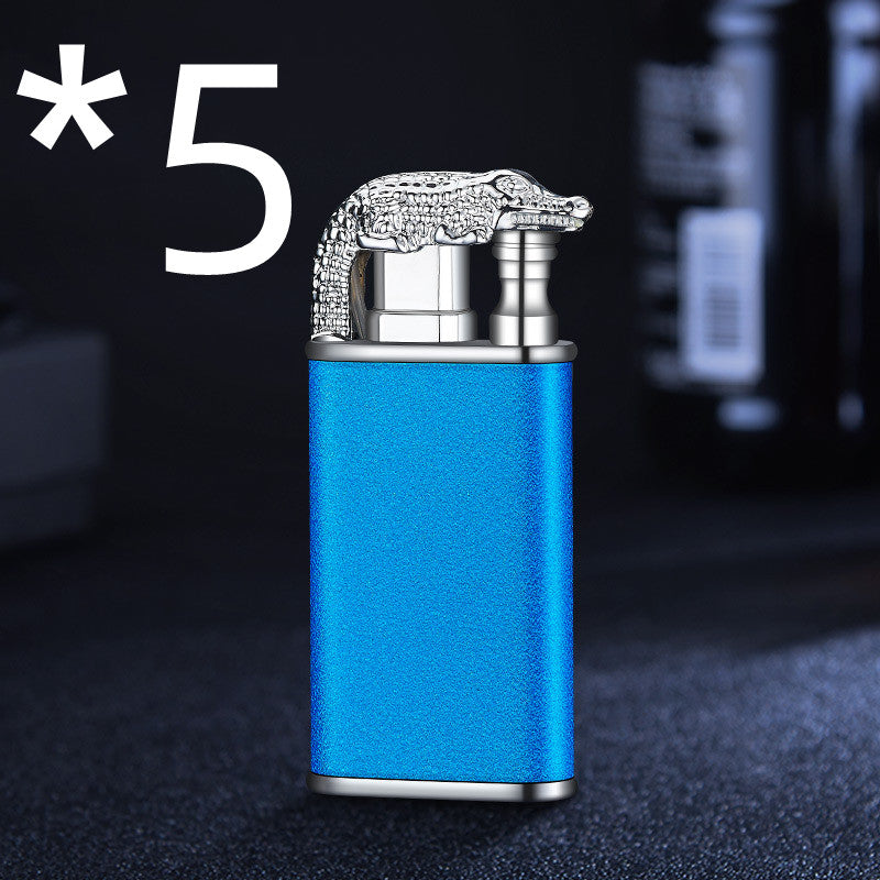 Crocodile and Dolphin Design Butane Lighter