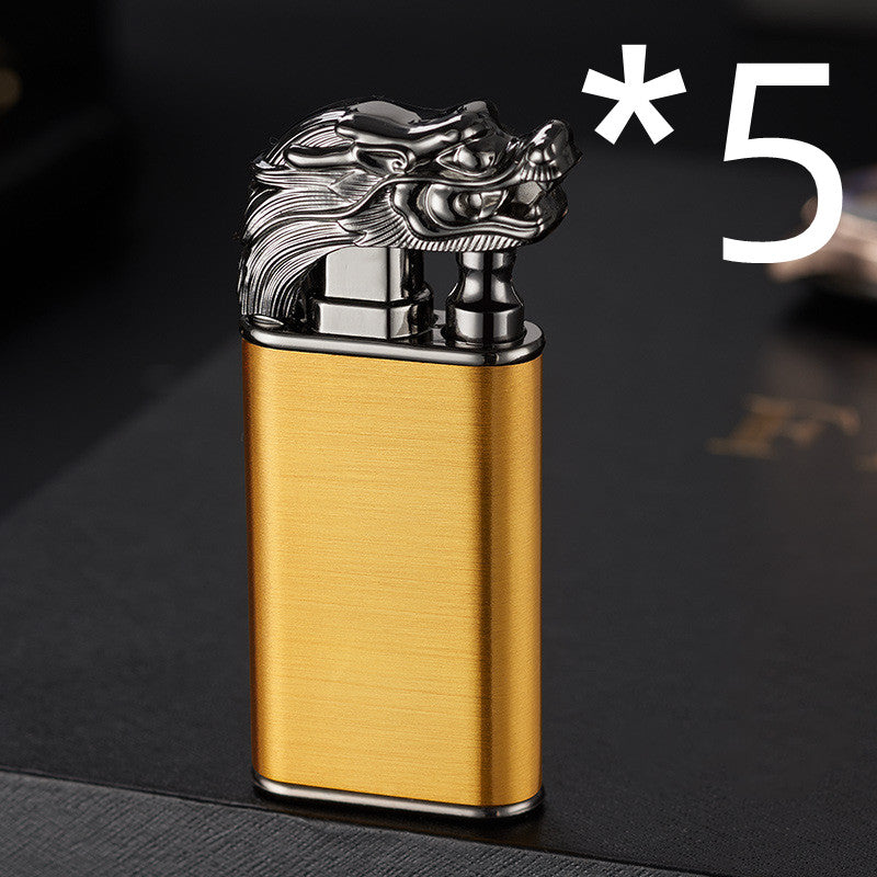 Crocodile and Dolphin Design Butane Lighter