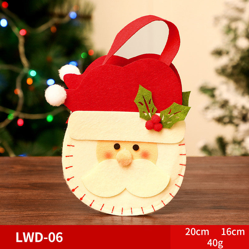 Christmas Gift Portable Brushed Bag | Xmas Holiday Decor