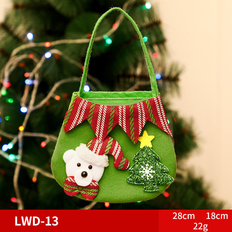 Christmas Gift Portable Brushed Bag | Xmas Holiday Decor
