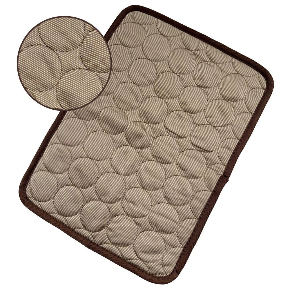 Pet Cooling Mat - Ice Silk Summer Bed Pad for Dogs & Cats, Multiple Sizes