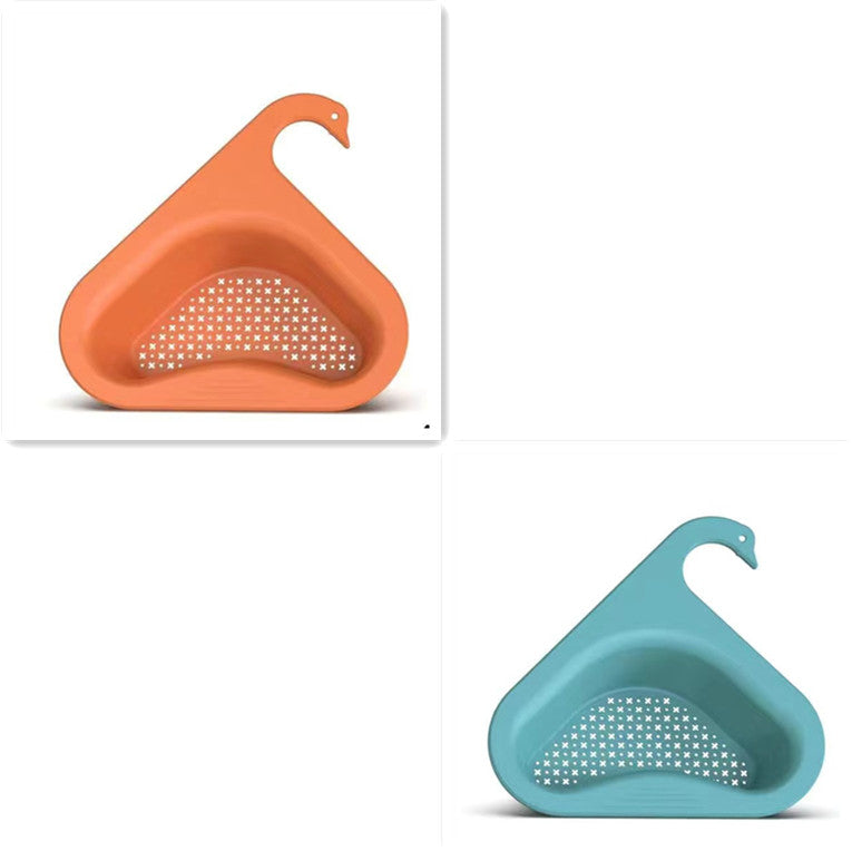 Hanging Swan Kitchen Drainer - Multifunctional Sink Sponge & Dish Rack