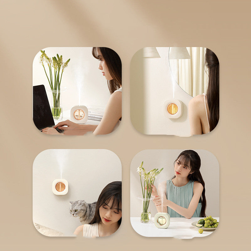 Automatic Wall-Mounted Aroma Diffuser - Home Desktop Air Freshener Dispenser