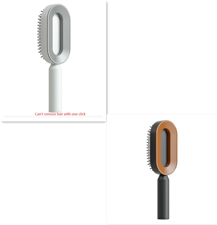 Self Cleaning Hair Brush for Women One-Key Loss Airbag Massage Scalp