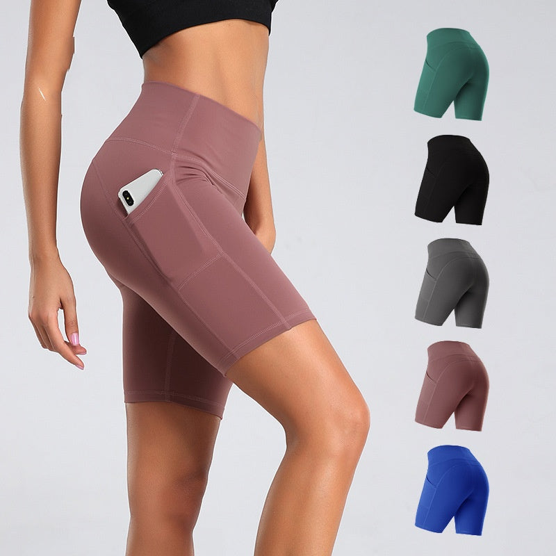 High Waist Fitness Gym Workout Leggings with Pockets Athletic Yoga