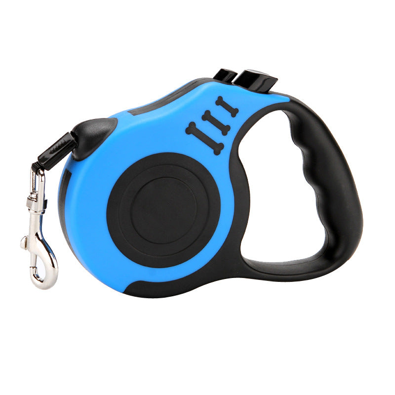 Retractable Dog Leash 3m / 5m - One-Button Brake & Lock Automatic Pet Lead