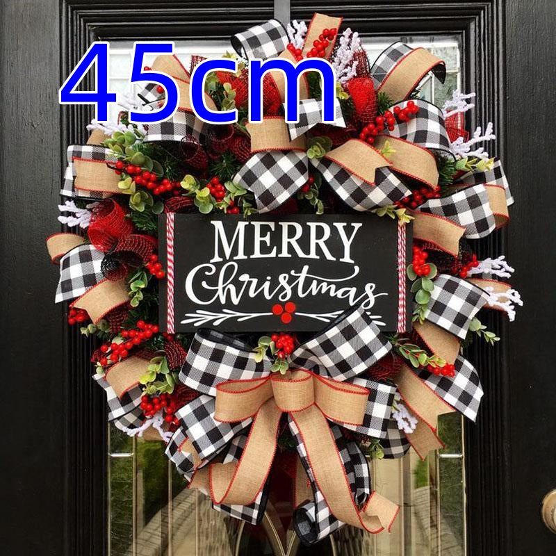 Christmas Bow Garland | Xmas Holiday Decor