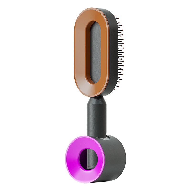 Self Cleaning Hair Brush for Women One-Key Loss Airbag Massage Scalp